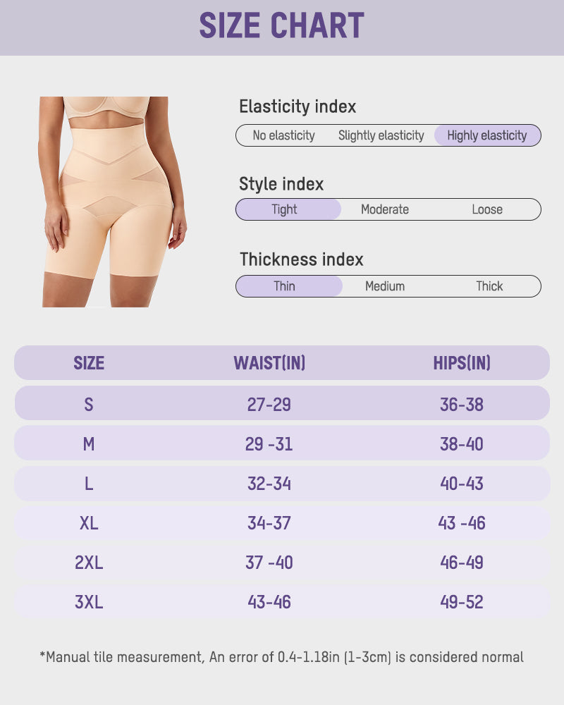 High-Waisted Tummy Control & Butt-Lift Shaper Shorts