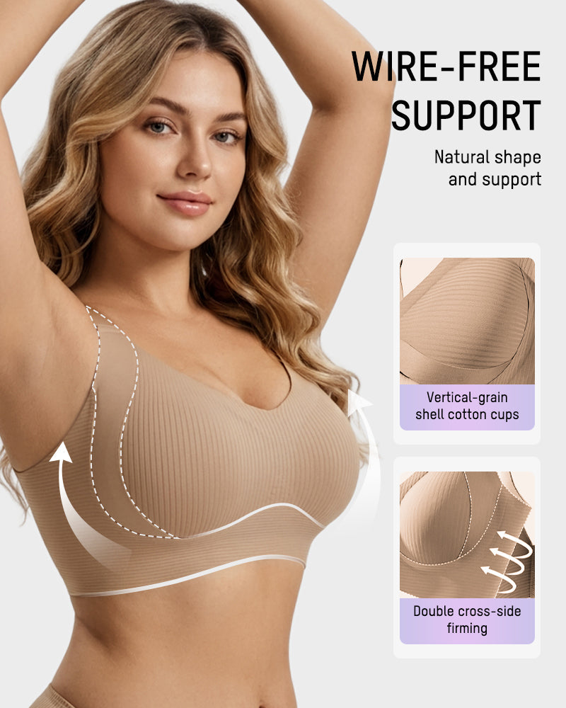 3-Pack Ribbed Everyday Lift Bra