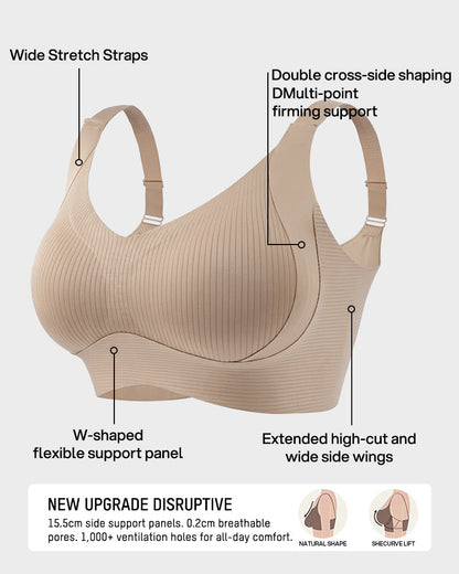 3-Pack Ribbed Everyday Lift Bra
