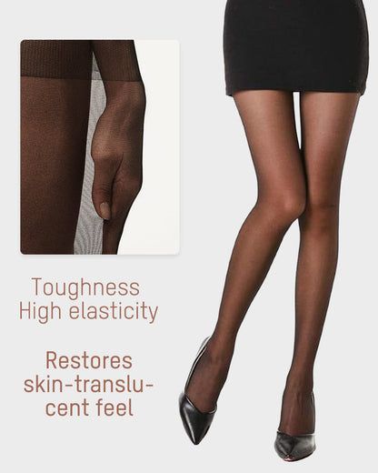 40D Run-Resistant Sheer Tights（5 Pack)