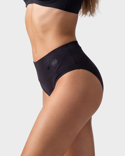 4 Pack Swan Embroidery High Waist Seamless Briefs