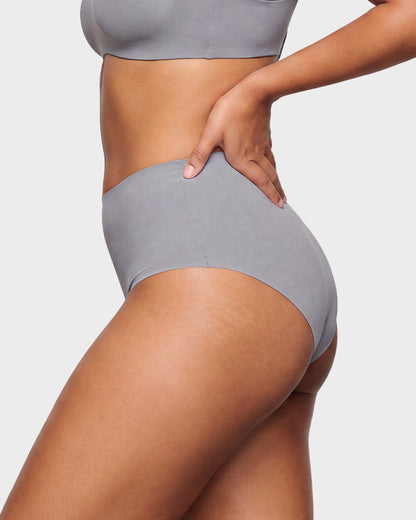 5-Pack No-Show High-Waisted Seamless Briefs