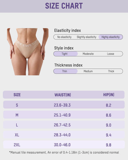 7-Pack Seamless High-Cut Panties