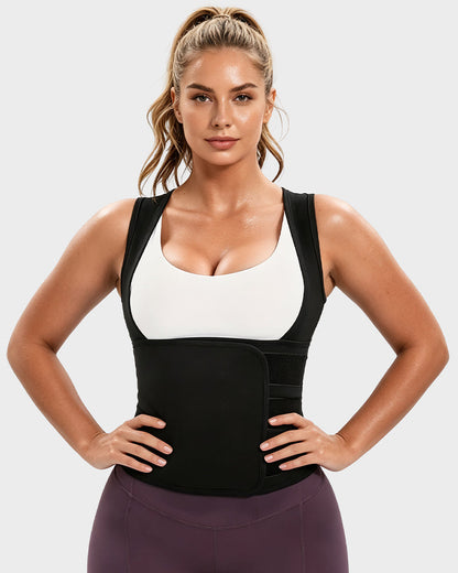Adjustable Thermal Sweat Waist Trainer Shapewear Vest