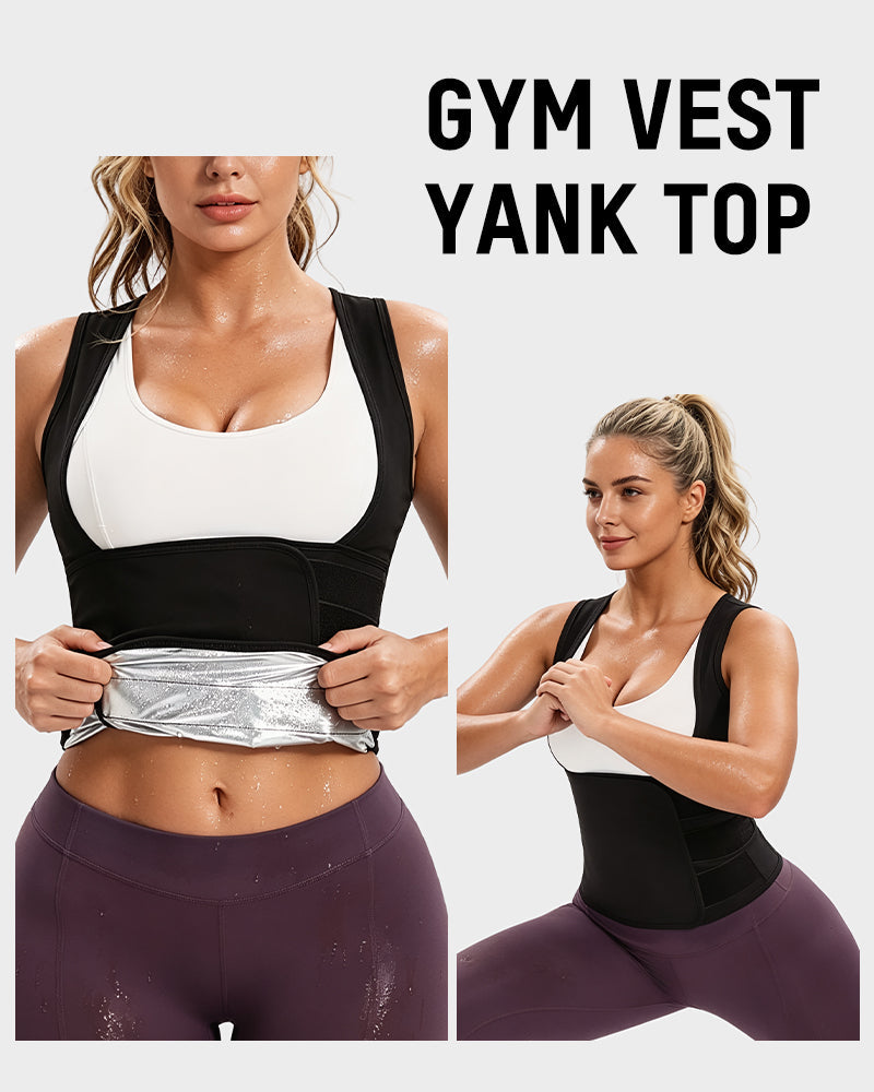 Adjustable Thermal Sweat Waist Trainer Shapewear Vest