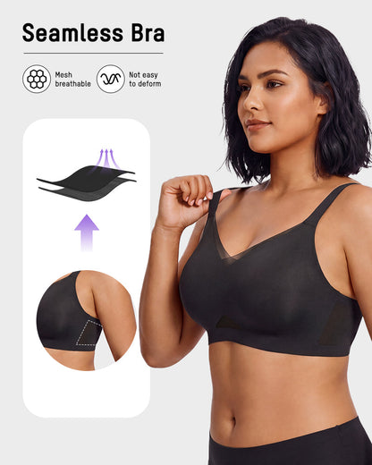 All Day Comfort Wireless Mesh Bra
