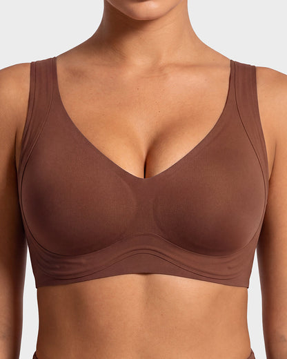 Anti-Gravity™ Wide-Strap Deep-V Lift Bra