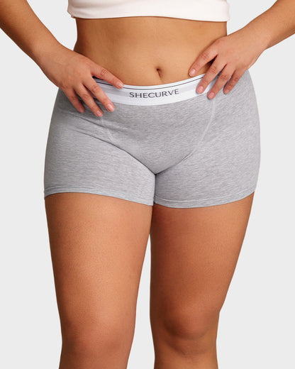 Classic Cotton Stretch Boxer Briefs (3 Pack)