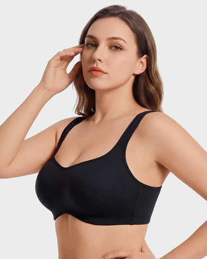 Cooling Square-Neck Balconette Underwire Bra