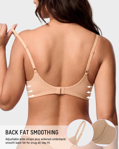 Deep V Lace Push-Up Bra