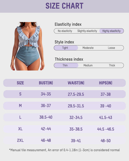 Flirty V-Neck One-Piece Swimsuit