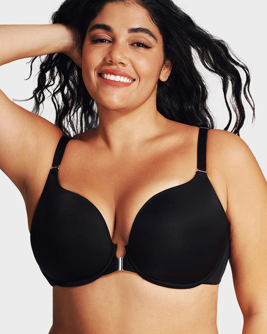 Front Closure Push-Up Lift Bra