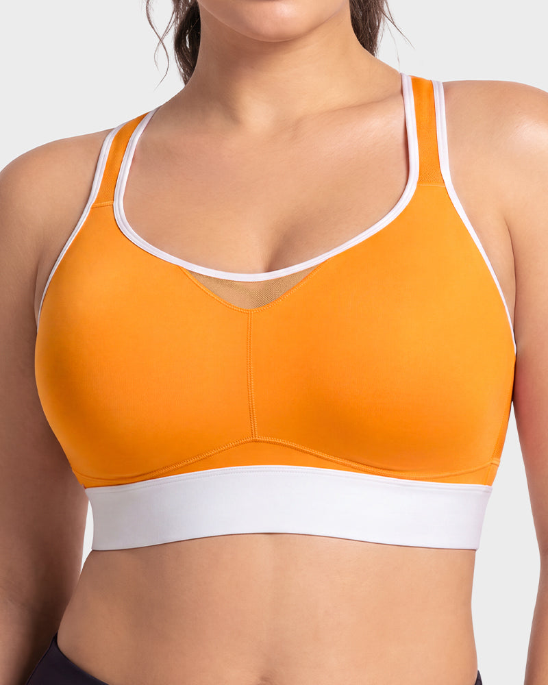 High-Impact Wireless Full-Coverage Racerback Sports Bra