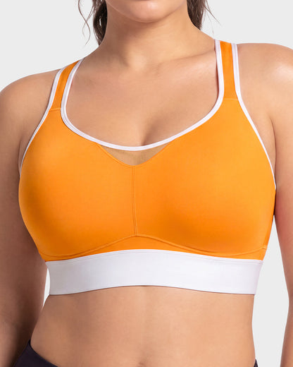 High-Impact Wireless Full-Coverage Racerback Sports Bra