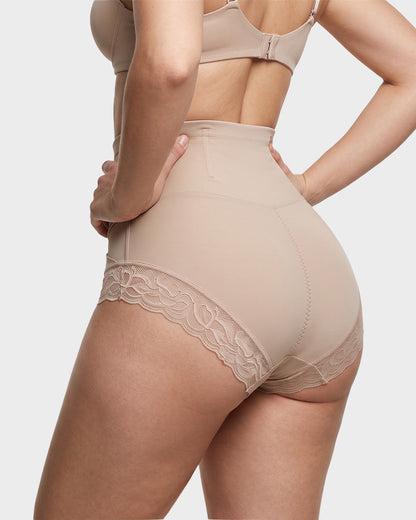 High-Waisted Crisscross Tummy-Control Butt-Lift Briefs(3 Pack)