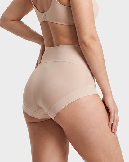 High-Waisted Double-Layer Tummy-Control Briefs(6 pack)