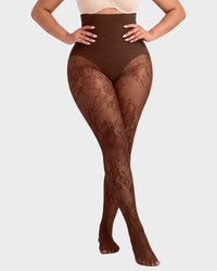Lace Floral-Brown