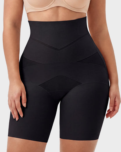 High-Waisted Tummy Control & Butt-Lift Shaper Shorts