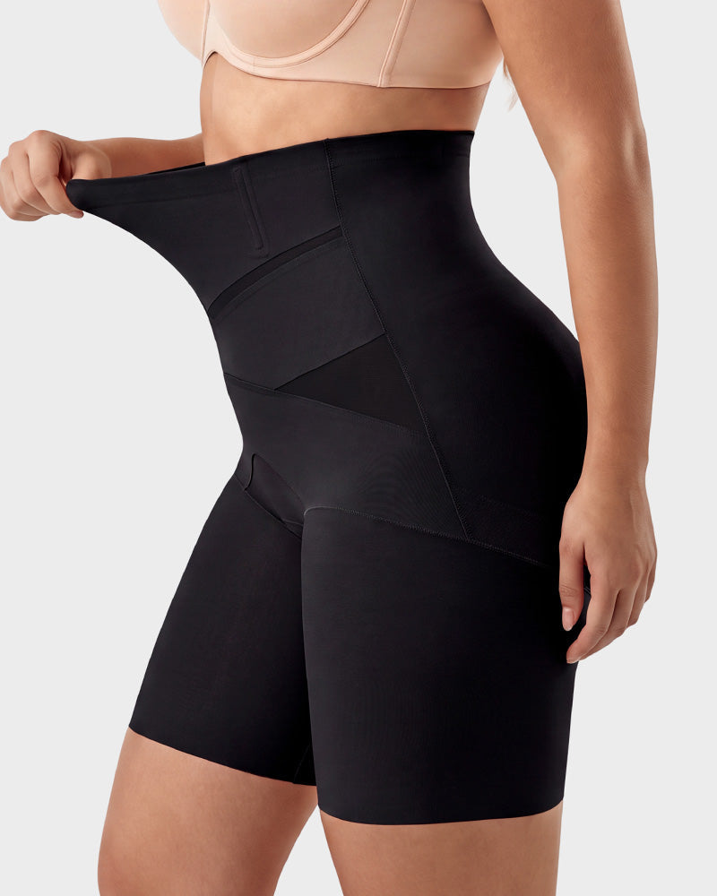 High-Waisted Tummy Control & Butt-Lift Shaper Shorts