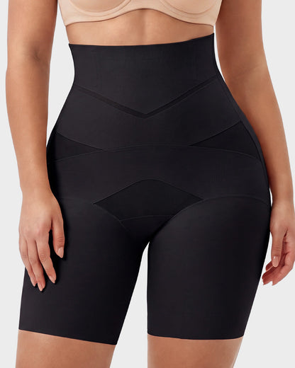 High-Waisted Tummy Control & Butt-Lift Shaper Shorts