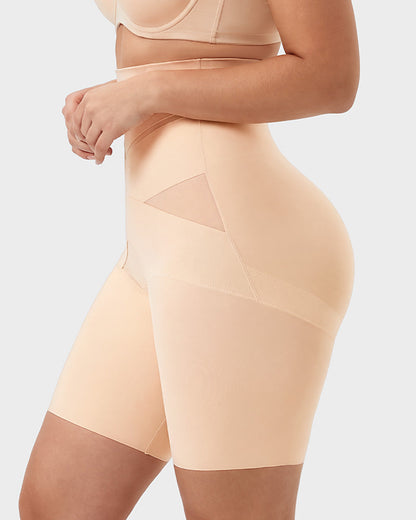 High-Waisted Tummy Control & Butt-Lift Shaper Shorts