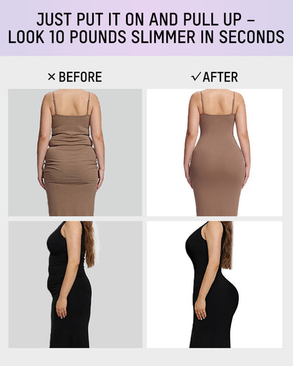 High-Waisted Tummy Control & Butt-Lift Shaper Shorts