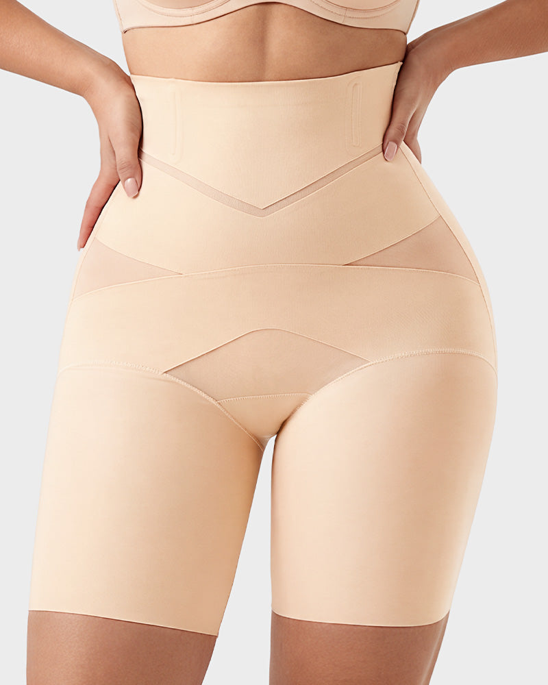High-Waisted Tummy Control & Butt-Lift Shaper Shorts