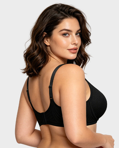 Honeycomb™  Mesh Underwire Minimizing Bra