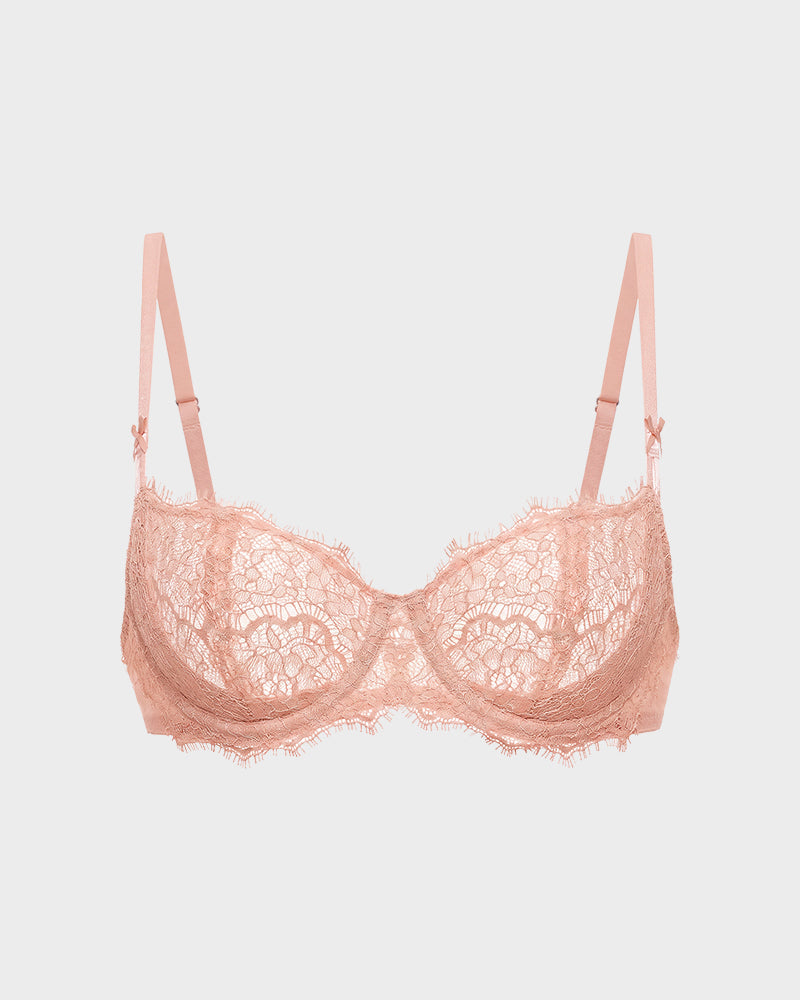 Lace Unlined Balconette Bra