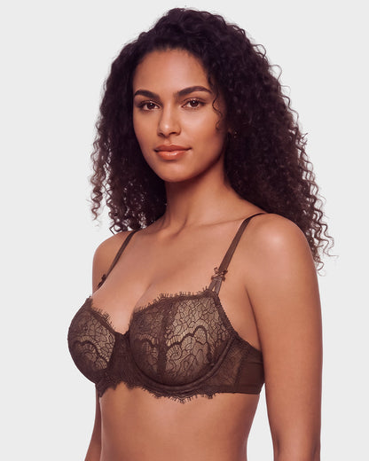 Lace Unlined Balconette Bra