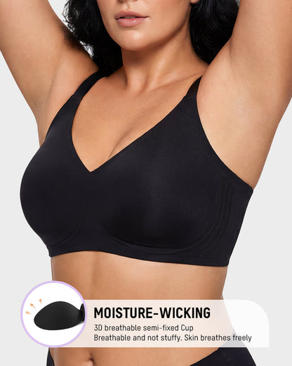 Lifting Wire-Free Antibacterial Jelly Bra Multipack