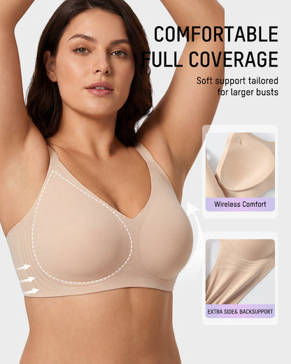 Lifting Wire-Free Antibacterial Jelly Bra Multipack