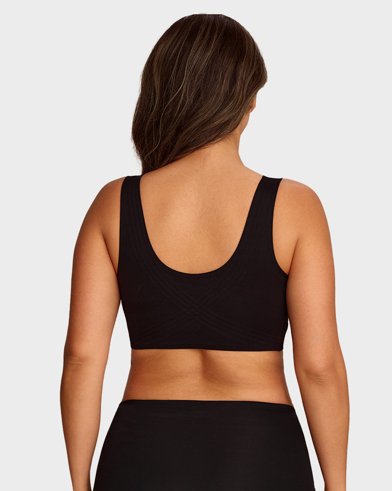 SHE CURVE Underwear Lifting Wire-Free Jelly Bra, Seamless Comfort, Soft Breathable, Supportive Push-Up Bra