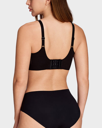 Mesh Crossover Wireless Lift Bra
