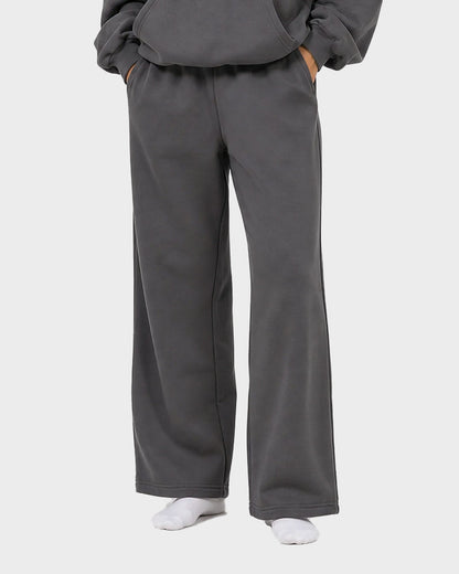 Minimalist Straight-Leg Stretch Sweatpants