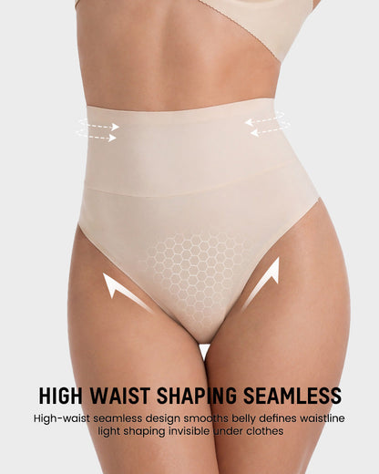 No-Show Seamless High-Waist Thong(5 Pack)