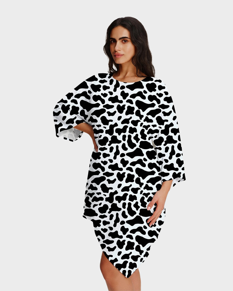 Plus Size Ultra-Soft Oversized Shirt Sleepwear with Pockets
