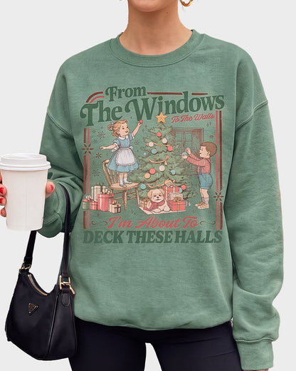 Retro Holiday Graphic Sweatshirt