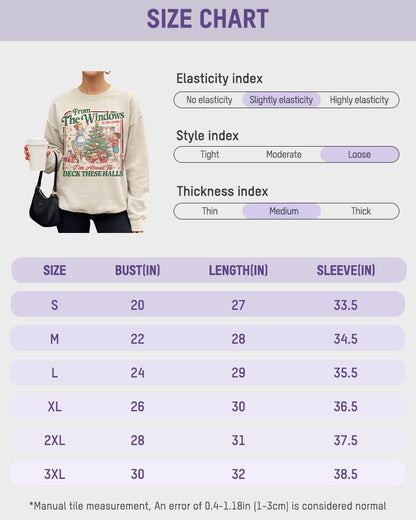 Retro Holiday Graphic Sweatshirt