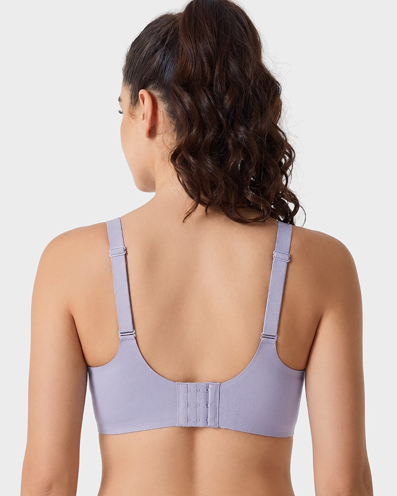Seamless Deep-V Wireless Support Bra