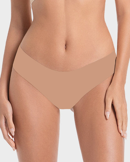 Seamless Ice-Silk Low-Rise Panties for Women (5 Pack)