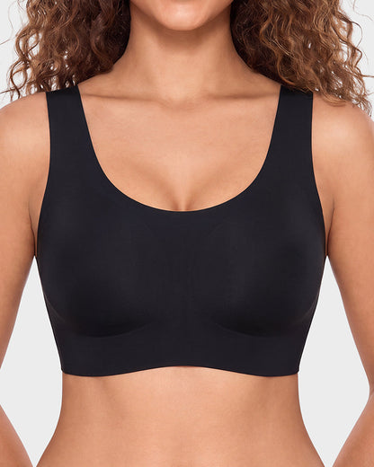 Seamless Wireless Full-Coverage T-Shirt Bra