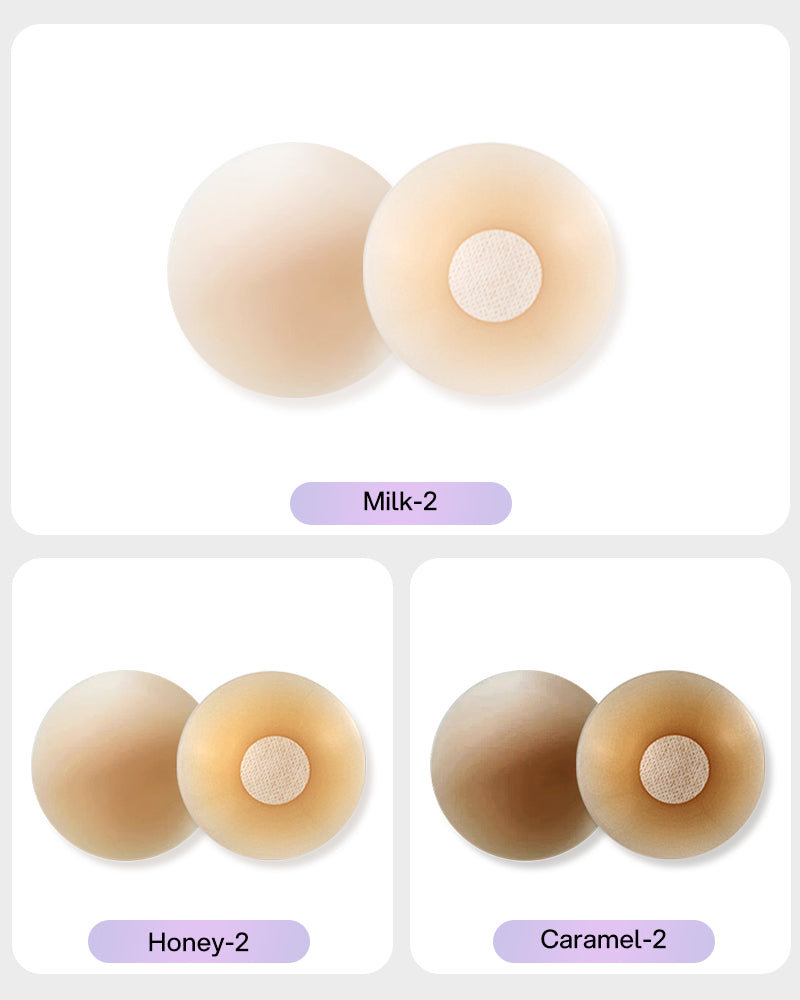 Seamless Non-Adhesive Nip Covers(2 Pairs)