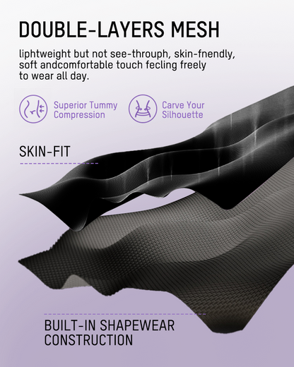 All-in-One Shaping Bodysuit Thong