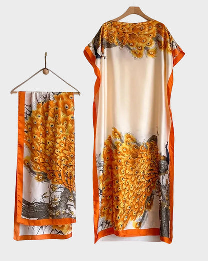 Silky Beach Cover-Up Shawl