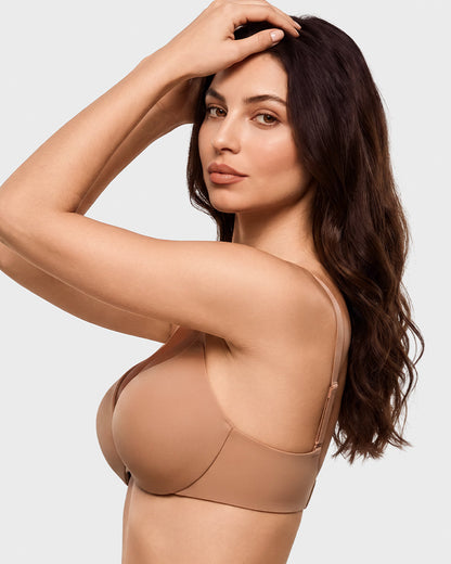 Teardrop Push-Up Underwire T-Shirt Bra