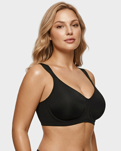Teardrop Full-Coverage Wireless Minimizer Bra