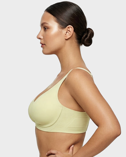 Teardrop Full-Coverage Wireless Minimizer Bra