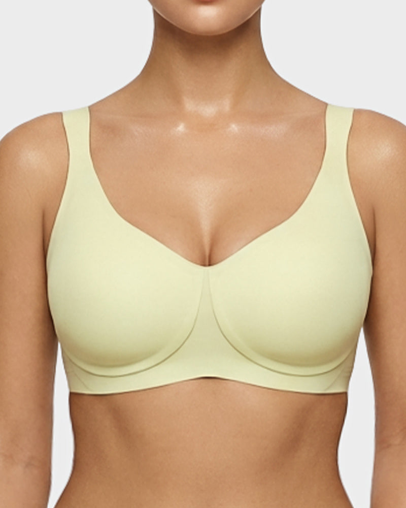 Teardrop Full-Coverage Wireless Minimizer Bra