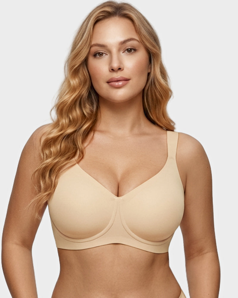 Teardrop Full-Coverage Wireless Minimizer Bra
